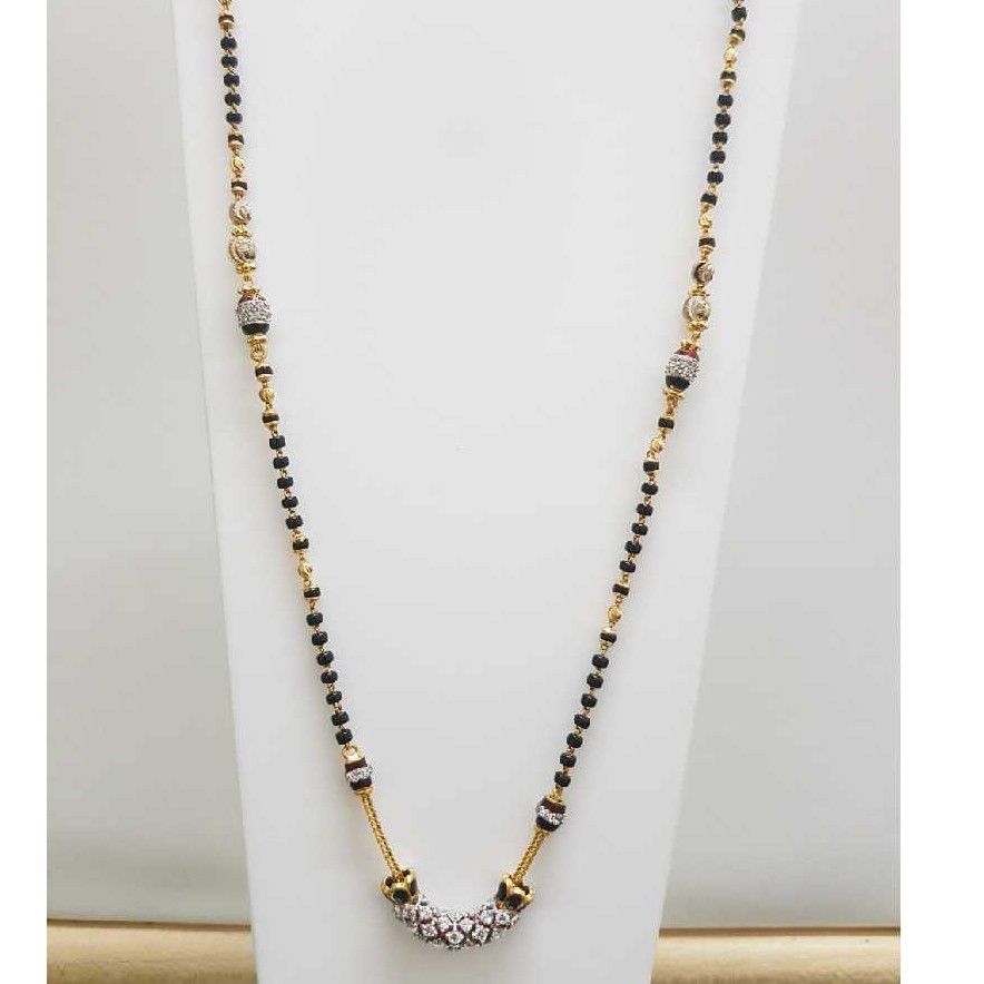 22KT Gold fancy Ladies  Diamond mangalsutra