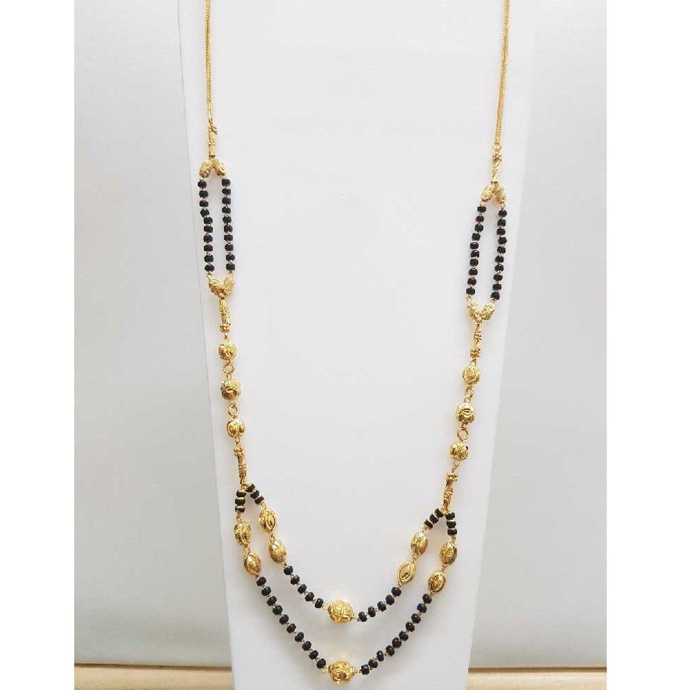 22K/916 Gold single line fancy Mangalsutra