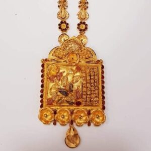 916 Gold Plain Design Necklace