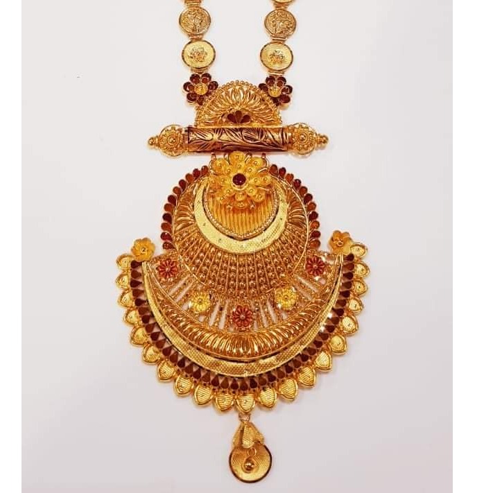 22k Gold Antique Bridal Necklace Set