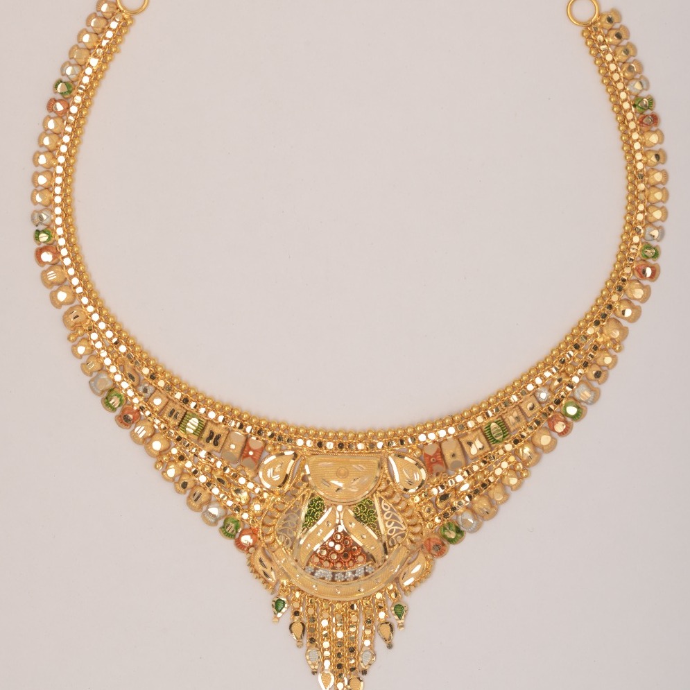 22ct gold necklace of calcutti
