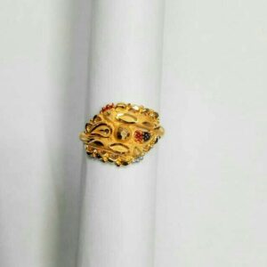 Modern 916 Gold Ladies Ring