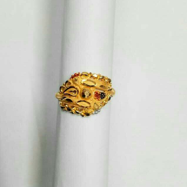 Modern 916 Gold Ladies Ring