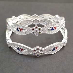 925 beautiful micro silver bangle