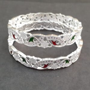 925 fancy micro stone light weight silver patla