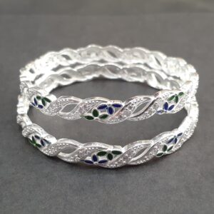 925 Light weight micro silver bangle