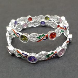 Fancy 925 silver bangles