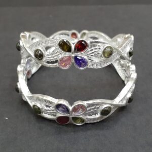 Fancy 925 silver patla set