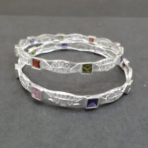 925 vacuum silver bangles