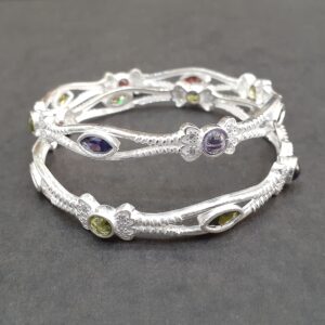 925 light weight silver bangle