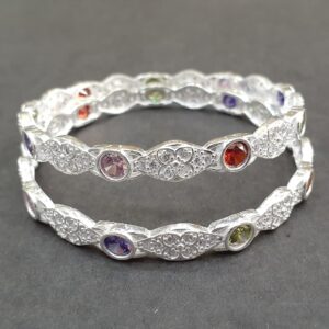 Fancy 92.5 silver bangle