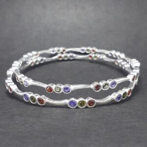 92.5 light weight silver bangles