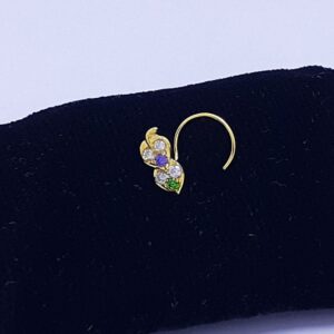Gold heart Nosepin
