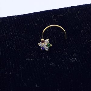 Gold mini 7 nag Nosepin