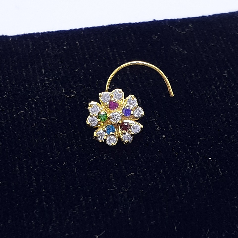 Gold Flower nosepin