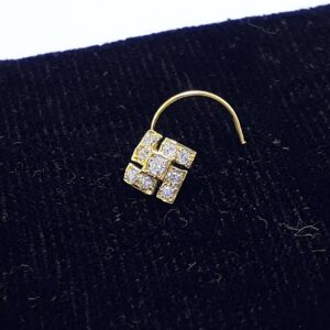 Gold Mini Swastika Nosepin