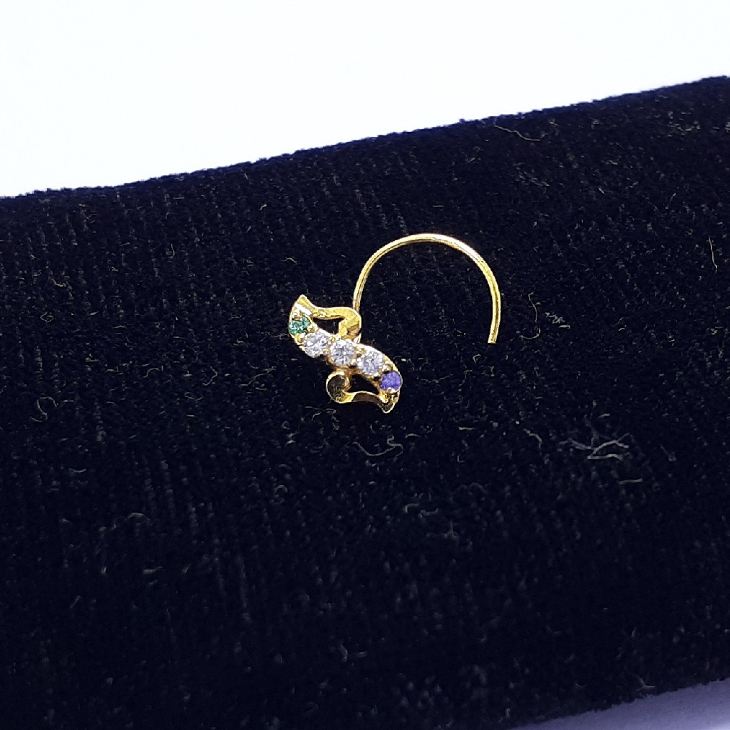 Gold fancy nosepin