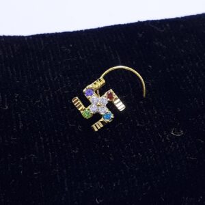 Gold Swastika Nosepin