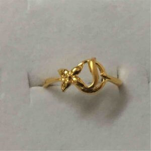 22kt Stylish Gold Ring For Ladies