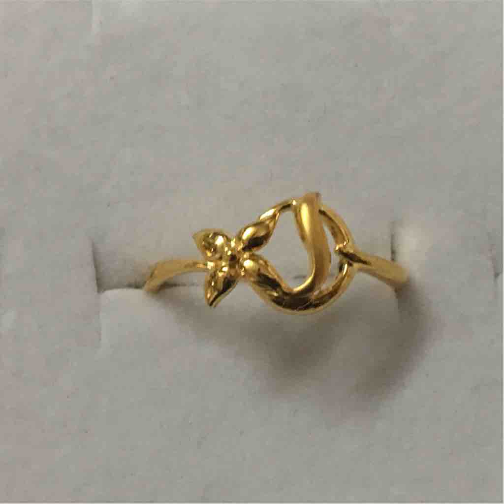 22kt Stylish Gold Ring For Ladies