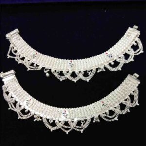 Stylish Silver Anklet For Women