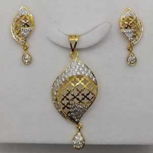 22k/916 Fancy Gold Ladies Pendent Set
