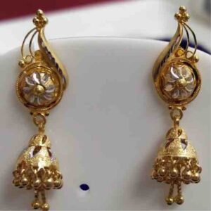 Attractive 916 Gold Long Jhumka