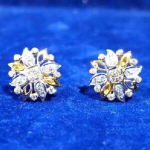 222k/916 Attractive Gold Earrings For Women
