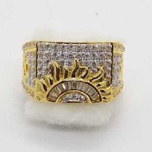 22kt Attractive Gents Gold Casting Ring