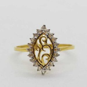 22k/916 Designer Gold Ladies Ring