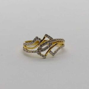 22k/916 Stylish Gold Ladies Ring