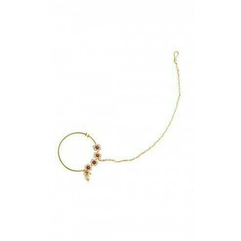 Traditional Kundan Nose Ring