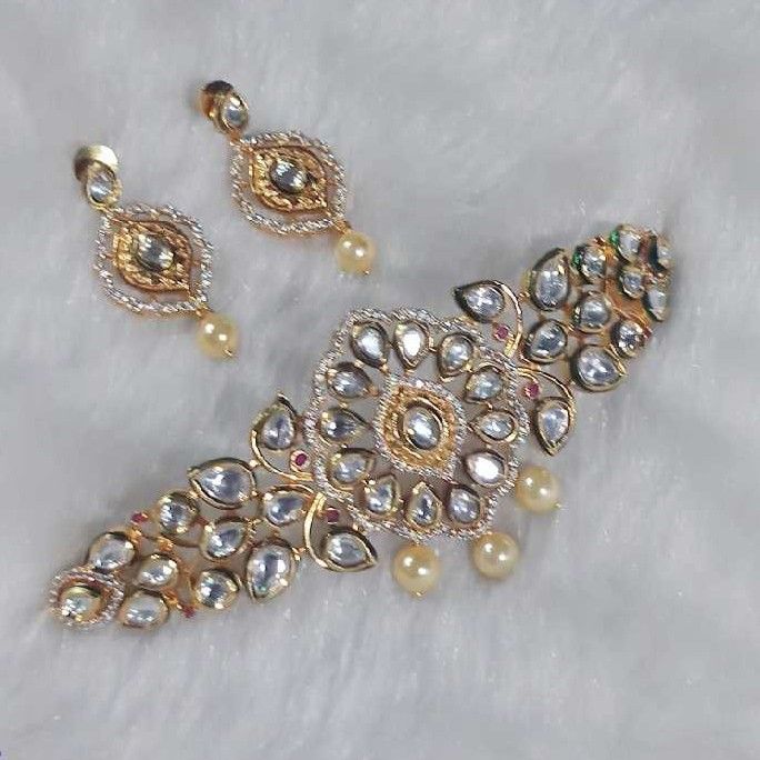 Modern Kundan ladies Necklace
