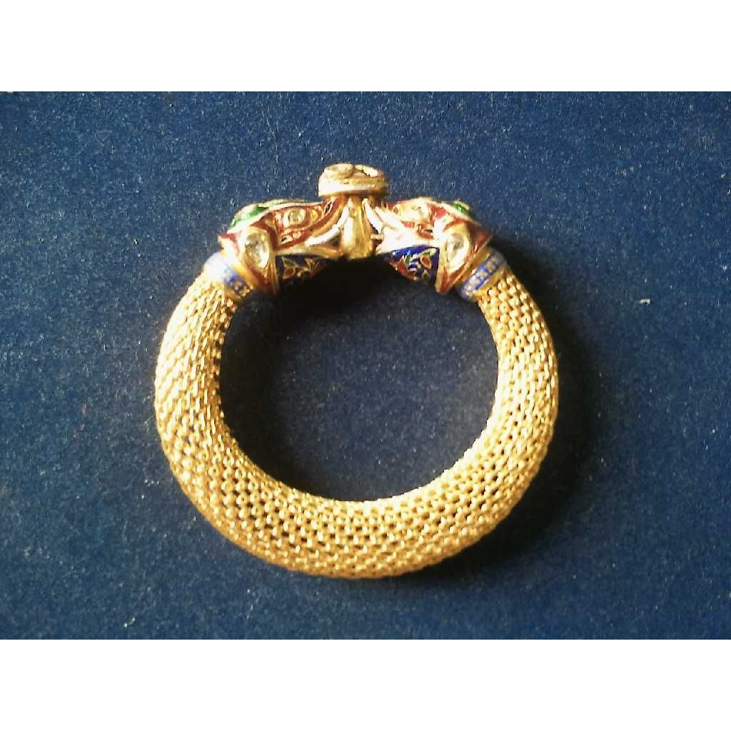 916 Gold Antique Ladies Kada