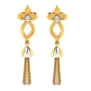 22K Gold Designer Earring SO-E006