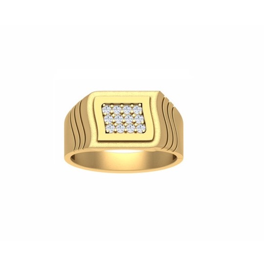 22KT Gold CZ ring For Men SO-GR010