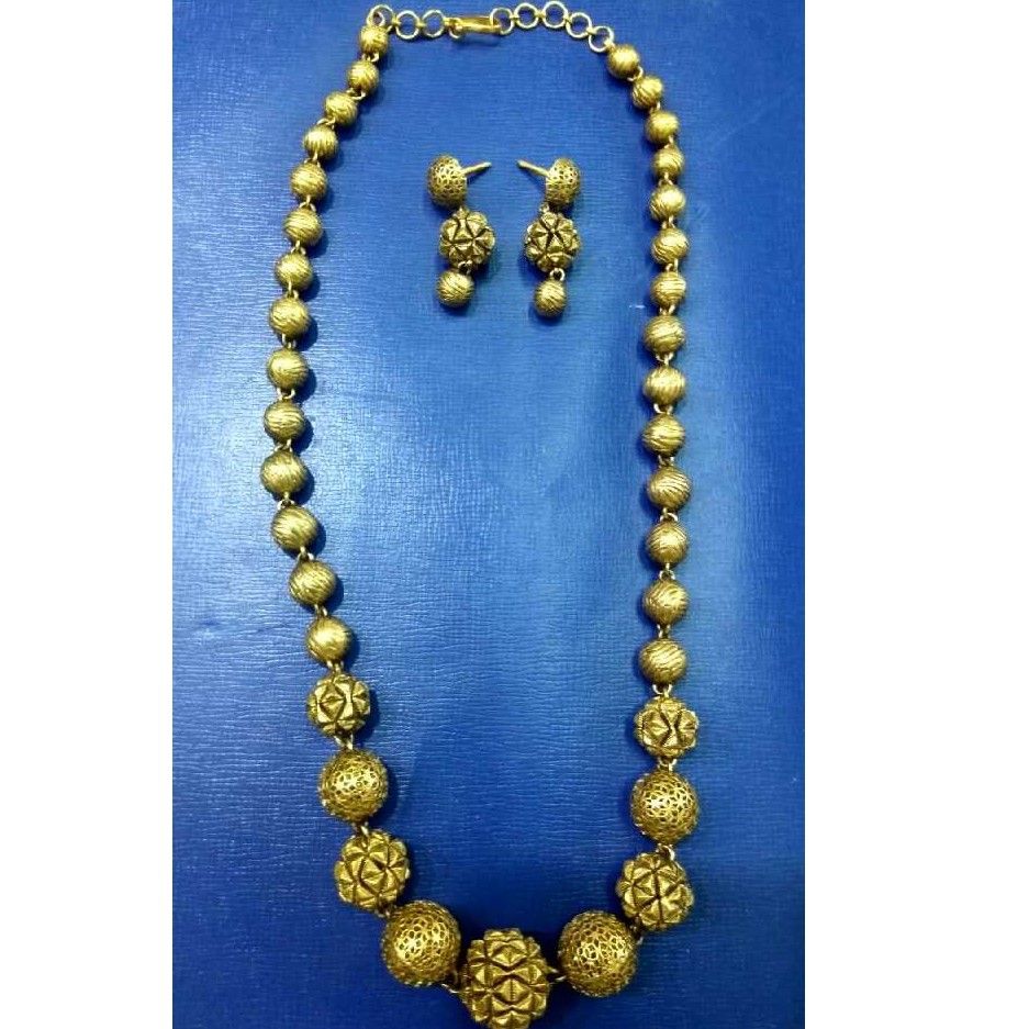 Stylish 22K Yellow Gold ladies Necklace