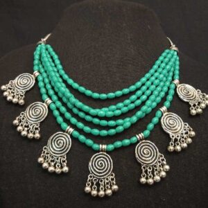 Colorful Unique N Tribal Fancy  Necklace