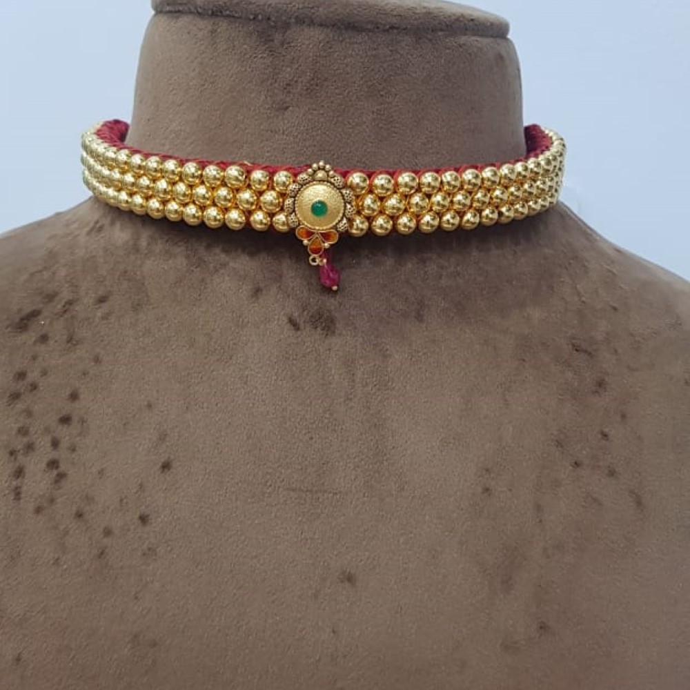 Gold light weight Necklace SJJGN71