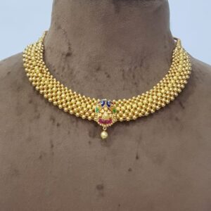 22k Gold Cocktail Necklace SJJGN56