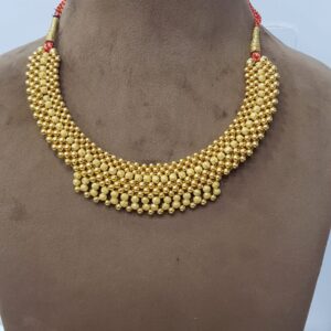916 Gold Plain Delicate Traditional Necklace SJJGN08