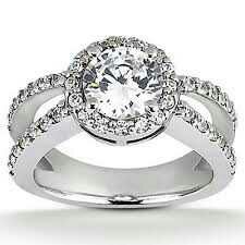 Modern Attractive Silver Diamond Ring
