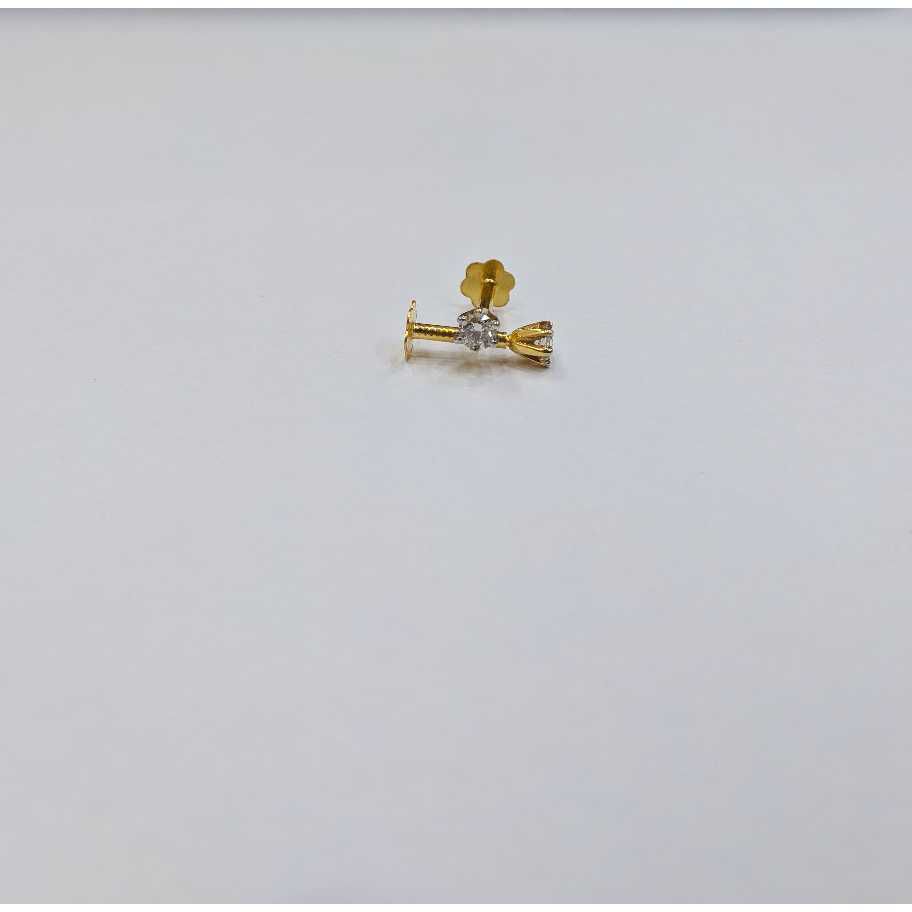 Real Diamond 18 KT Noise Pin - Image 2
