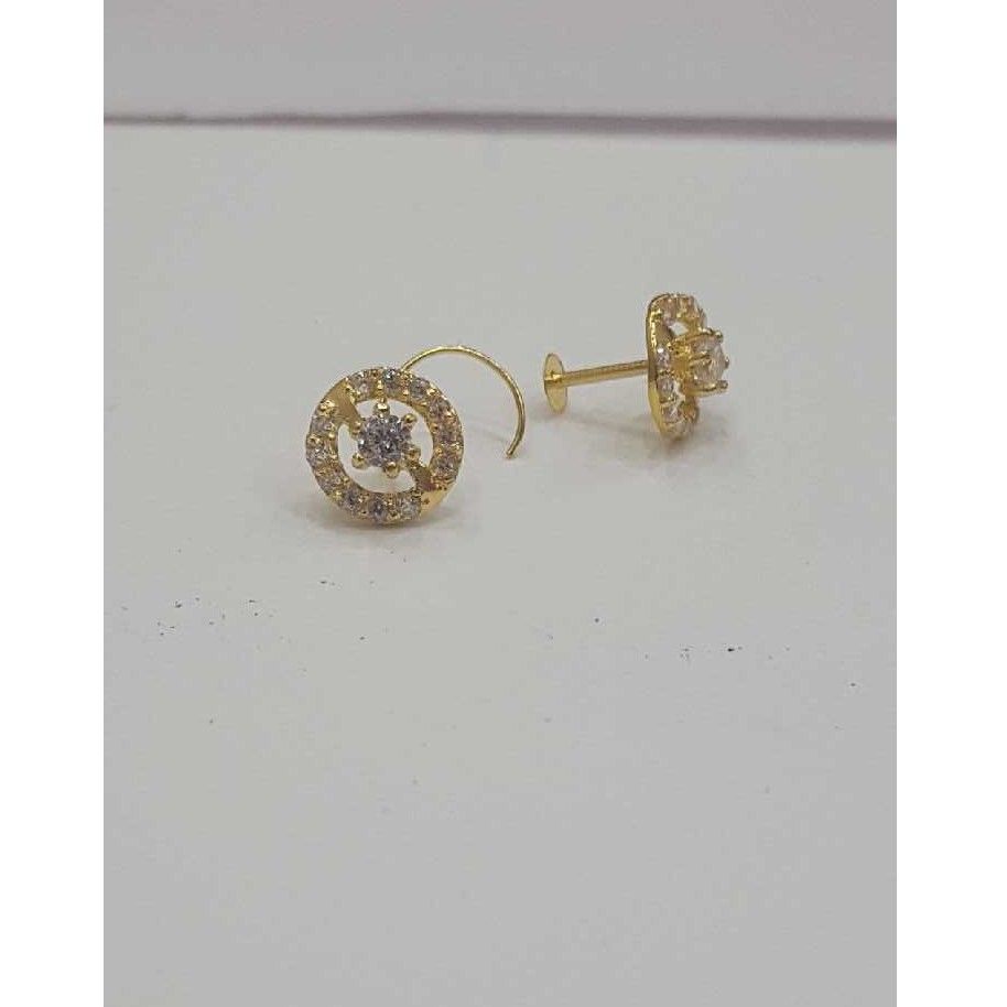 18KT Yellow Gold Ladies Attractive Nosepin (Nath)
