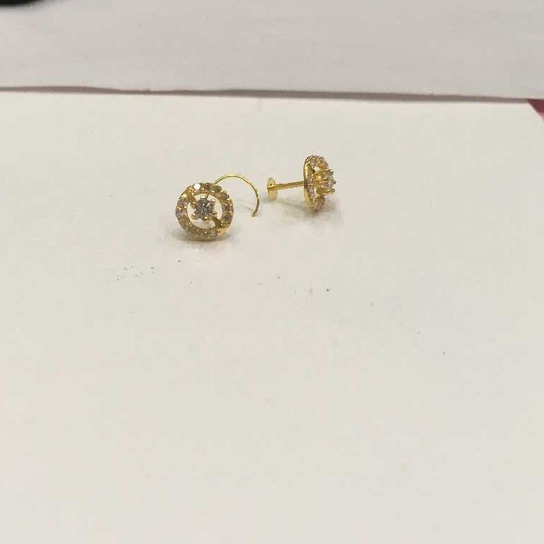 18KT Yellow Gold Ladies Indian Nosepin (Nath)