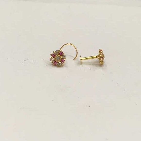18KT Yellow Gold Ladies Nosepin