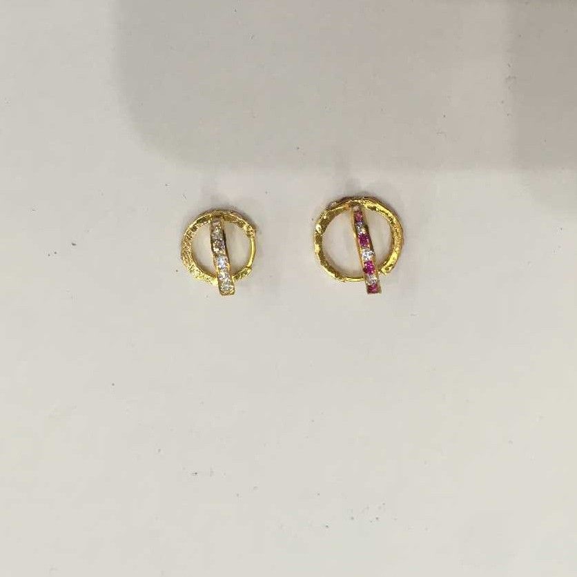 18K Gold Indian Diamond Saniya Earrings