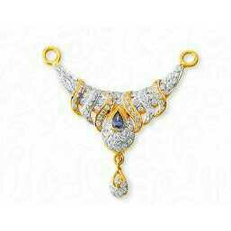 Gold Ladies 916 Diamond Pendant