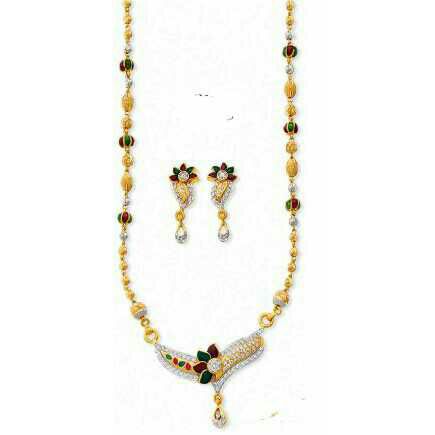 Modern 916 Gold Mangalsutra Set