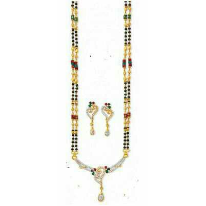 916 Gold Attractive Modern Mangalsutra Set
